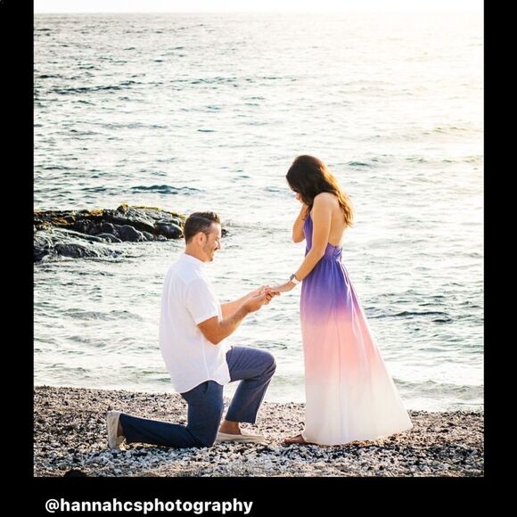 H&M Tropical Yellow Blue Palm Tank Top Medium - Picture 3 of 4